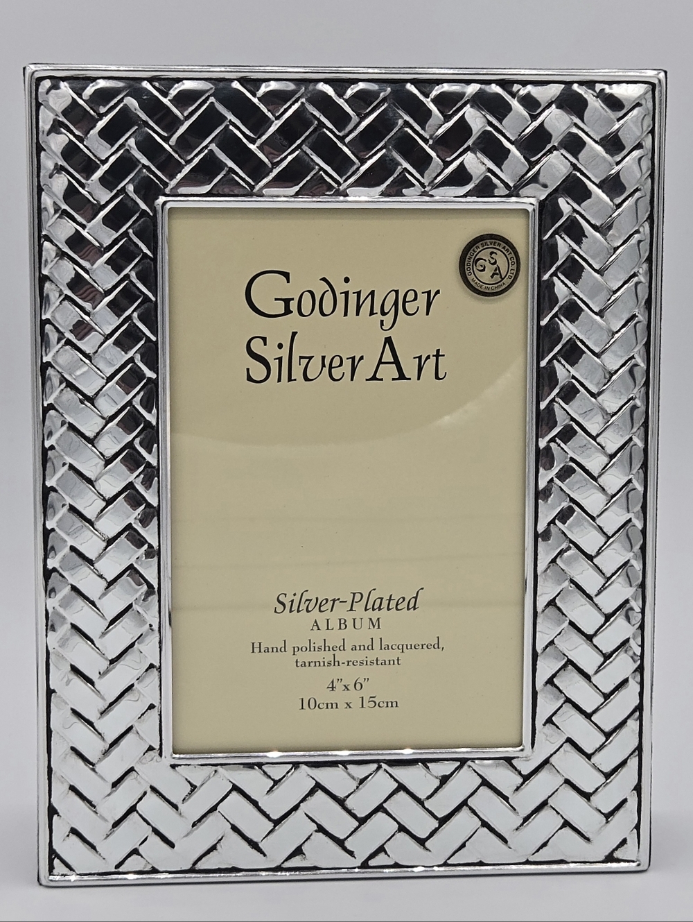 Godinger Silver Plate 4 X 6 Inch Photo Album